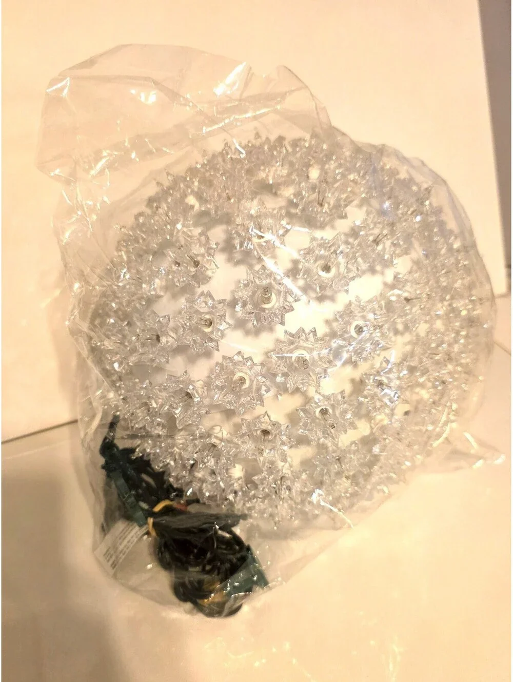 NWOT Pottery Barn Large Lighted Sphere Cluster Starlight Ball Indoor Outdoor Box